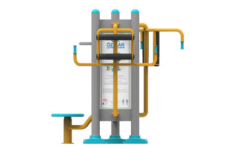 Sirt Masaji ve Ayakta Belcevirme Aleti PF-302 | Dış Mekan Spor Aletleri | Erse Kent Mobilyaları